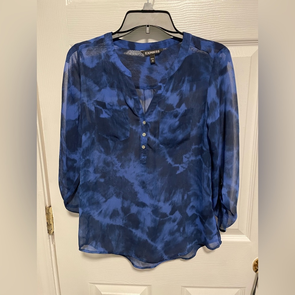 Tie Dye pattern Express Blouse